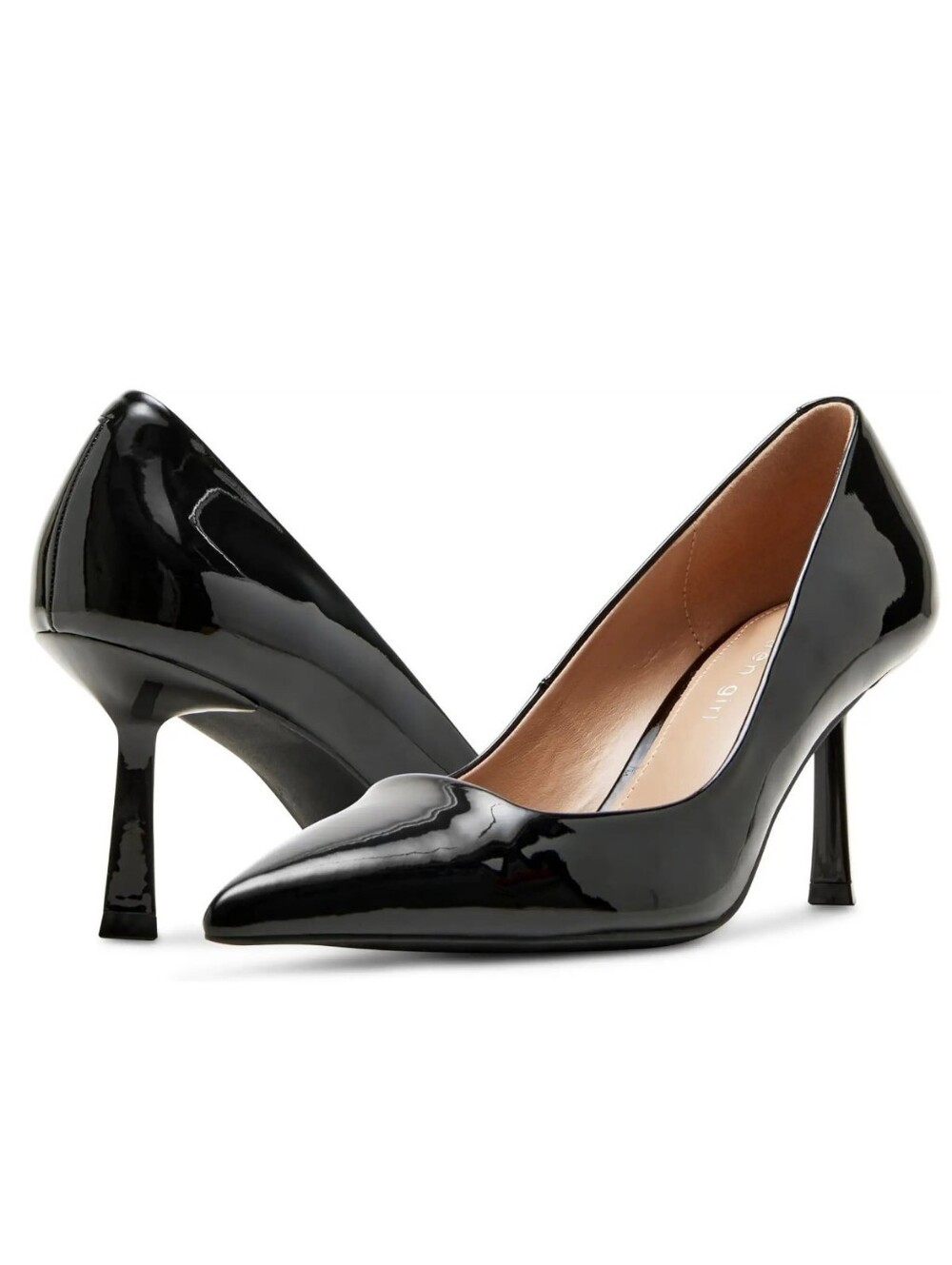 Madden Girl BrynnBlack Patent Pointed-Toe Pump Sz 7 NEW